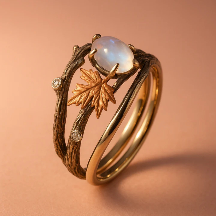 Natural Moonstone Ring" can be rewritten as "Genuine Moonstone Ring.