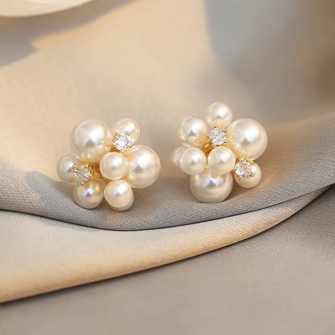 Blooming Pearl Earrings