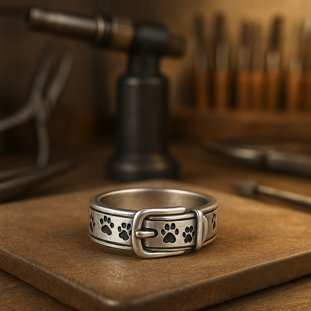 Chic Dog Collar Ring