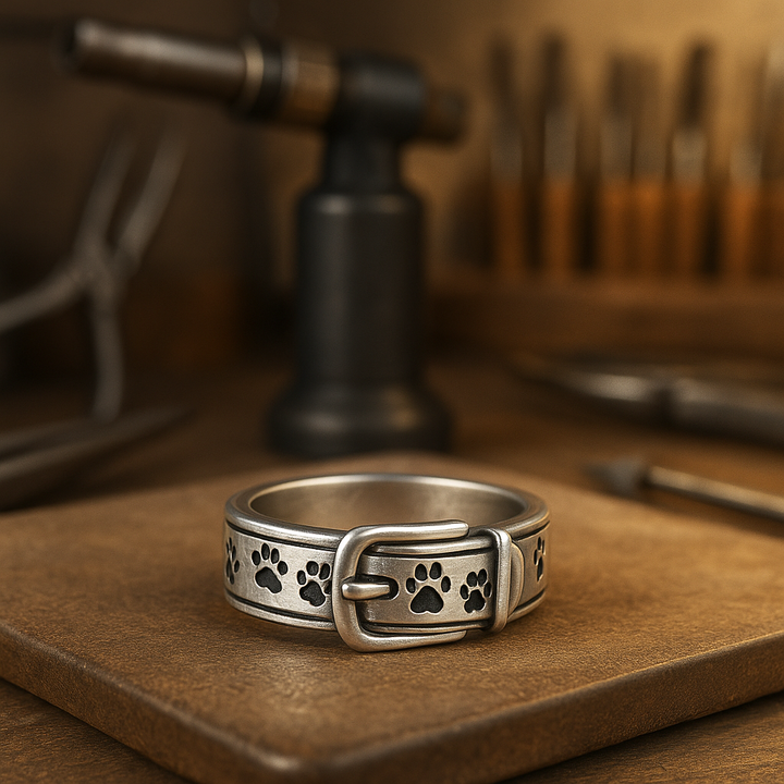 Chic Dog Collar Ring