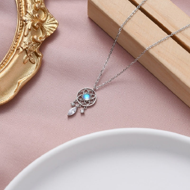 Dreamcatcher Moonstone Necklace