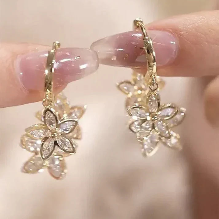 Spring Star Pendant Earrings