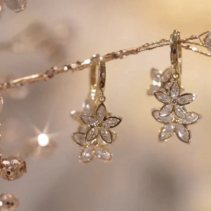 Spring Star Pendant Earrings