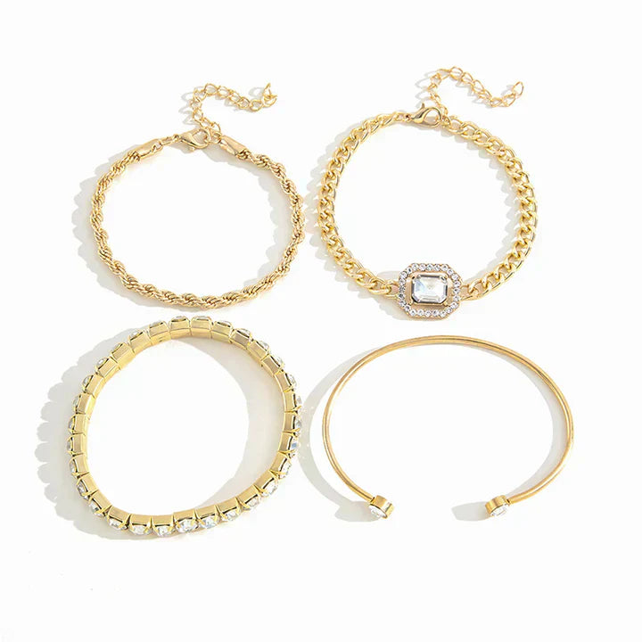 Isabella Castillo Gold Bracelet Set