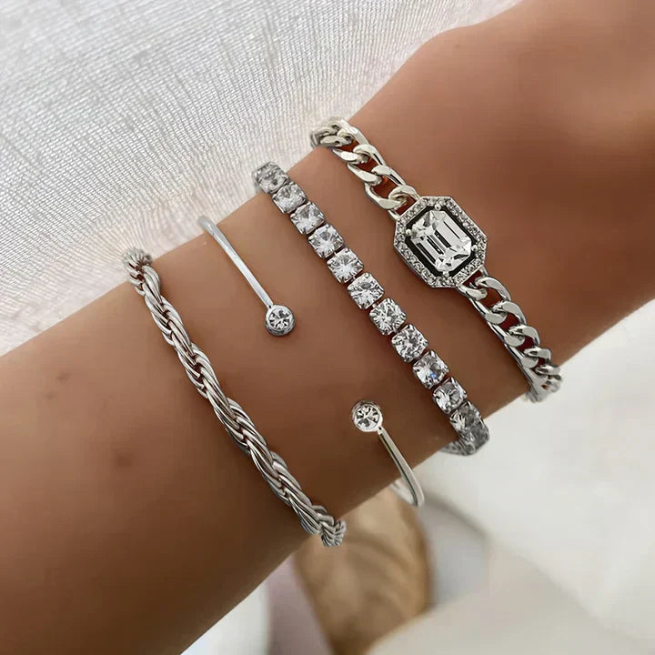 Isabella Castillo Gold Bracelet Set