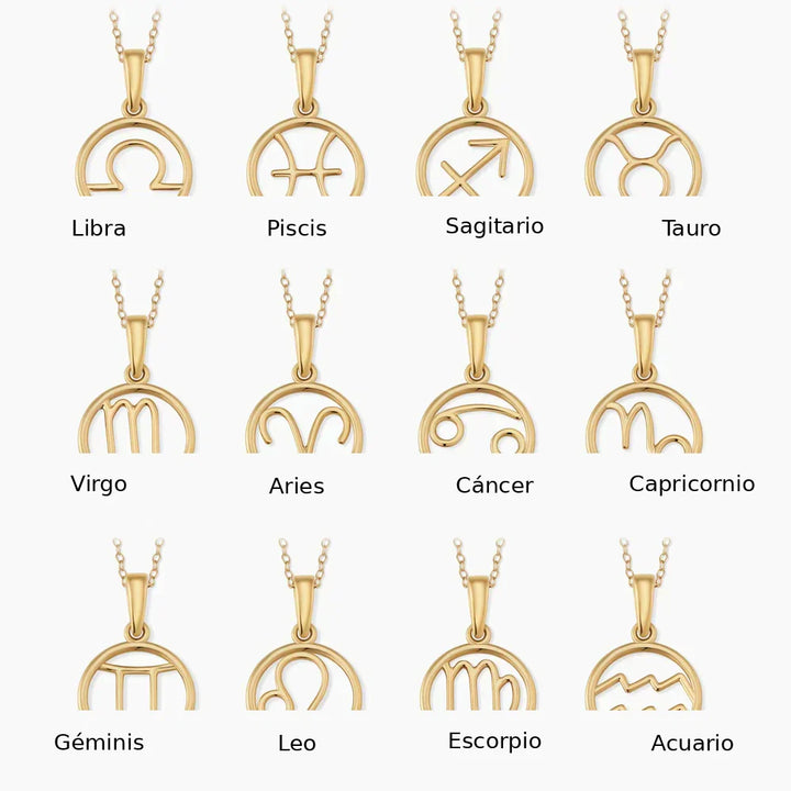 Gold Zodiac Sign Necklace